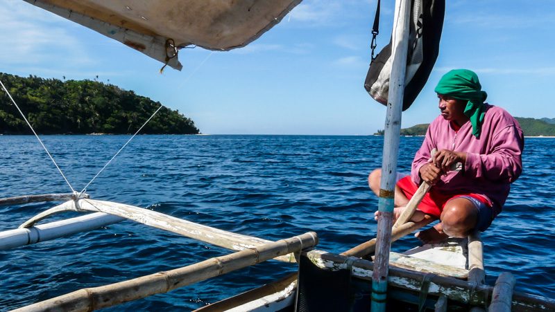 un des pêcheurs avec lesquels le capitaine Johnny travaille à Romblon